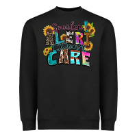 Black spoiler alert i don't care Heavyweight Sweatshirt - Zillion Design Studio