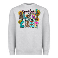 Heather Grey spoiler alert i don't care Heavyweight Sweatshirt - Zillion Design Studio