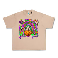 Burro Trick or Treat Halloween Rainbow Urban Heavy Tee - texasbilliewilder
