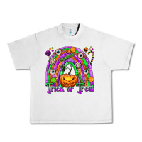 Lunar Rock Trick or Treat Halloween Rainbow Urban Heavy Tee - texasbilliewilder