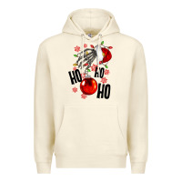 Sandshell Ho ho ho skeleton Premium Hoodie - NancyCooperArtShop