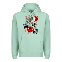 Seafoam Ho ho ho skeleton Premium Hoodie - NancyCooperArtShop