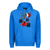 True Royal Ho ho ho skeleton Premium Hoodie - NancyCooperArtShop