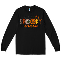 Black spooky season Long Sleeve Tee - RacoonDesign