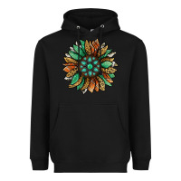 Black thanksgiving fall sunflower Heavyweight Hoodie - Jasminsmagicworld