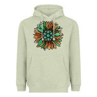 Matcha thanksgiving fall sunflower Heavyweight Hoodie - Jasminsmagicworld