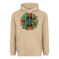 Mushroom thanksgiving fall sunflower Heavyweight Hoodie - Jasminsmagicworld