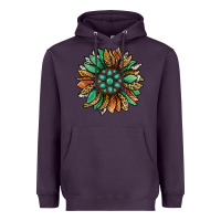 Plum thanksgiving fall sunflower Heavyweight Hoodie - Jasminsmagicworld