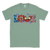 Sage firefighter love Classic Tee - HRA Design Shop