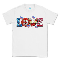 White firefighter love Classic Tee - HRA Design Shop