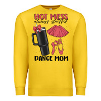 Lemon hot mess always stressed dance mom Premium Sweatshirt - MaliasSmallBusiness