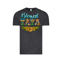 Vintage Black blessed yaya Vintage Tee - BarkalooDesign