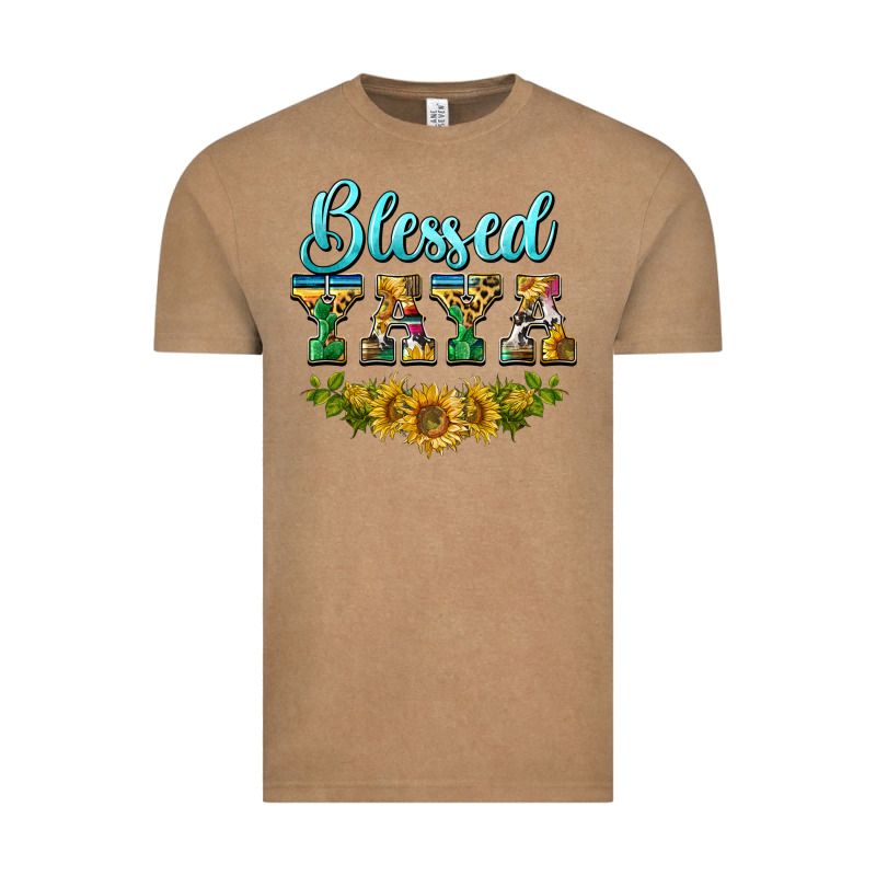 Blessed Yaya Vintage Tee by BarkalooDesign | Teevron