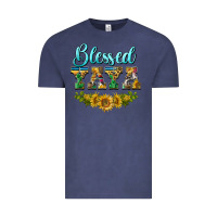 Vintage Denim blessed yaya Vintage Tee - BarkalooDesign