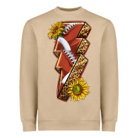Mushroom sport football  lightning bolt Heavyweight Sweatshirt - texasbilliewilder