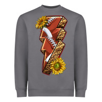 Storm sport football  lightning bolt Heavyweight Sweatshirt - texasbilliewilder