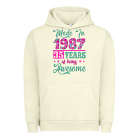 Pigment Pistachio made in 1987, 35 years of being awesome Urban Hoodie - Jasminsmagicworld