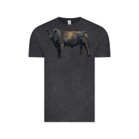 Vintage Black black angus bull Vintage Tee - RanaPortraitStore
