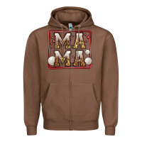 Chestnut volleyball mama Zipper Hoodie - Jasminsmagicworld