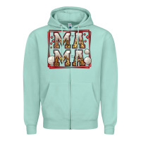 Seafoam volleyball mama Zipper Hoodie - Jasminsmagicworld