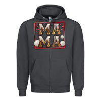 Smoke volleyball mama Zipper Hoodie - Jasminsmagicworld