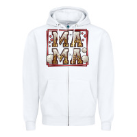 White volleyball mama Zipper Hoodie - Jasminsmagicworld