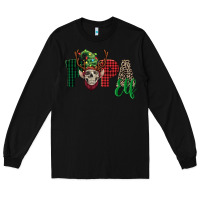 Black papa elf skull Long Sleeve Tee - FaDigitalArtStudio