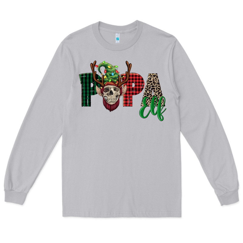 Papa Elf Skull Long Sleeve Tee by FaDigitalArtStudio | Teevron