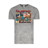 Cloud Rock i'm just here for the snacks #baseball sister Vintage Tee - Zillion Design Studio