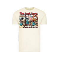 Vintage Arctic i'm just here for the snacks #baseball sister Vintage Tee - Zillion Design Studio