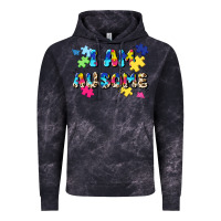 Cloud Black i am ausome Vintage Hoodie - JahusDesignShop