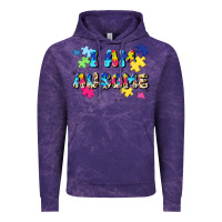 Cloud Purple i am ausome Vintage Hoodie - JahusDesignShop