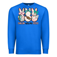 True Royal easter chilling with my peeps bunny Premium Sweatshirt - MaliasSmallBusiness