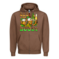 Chestnut bad and boozy with beer Zipper Hoodie - AdoDesignShop