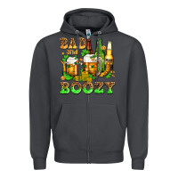 Smoke bad and boozy with beer Zipper Hoodie - AdoDesignShop