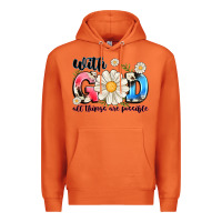 Carrot With God All Things Are Possible Premium Hoodie - MaliasSmallBusiness