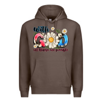 Coffee With God All Things Are Possible Premium Hoodie - MaliasSmallBusiness