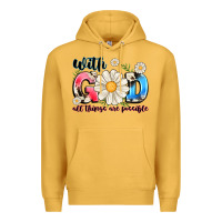 Mustard With God All Things Are Possible Premium Hoodie - MaliasSmallBusiness