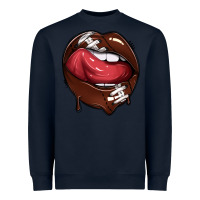 Navy sports lips american football Heavyweight Sweatshirt - texasbilliewilder