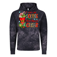 Cloud Black i run on coffee and christmas cheer Vintage Hoodie - Zillion Design Studio