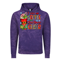 Cloud Purple i run on coffee and christmas cheer Vintage Hoodie - Zillion Design Studio