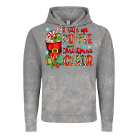 Cloud Rock i run on coffee and christmas cheer Vintage Hoodie - Zillion Design Studio