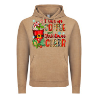 Vintage Coffee i run on coffee and christmas cheer Vintage Hoodie - Zillion Design Studio
