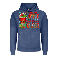 Vintage Denim i run on coffee and christmas cheer Vintage Hoodie - Zillion Design Studio