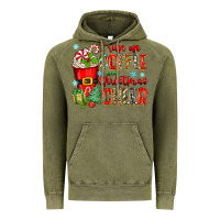 Vintage Olive i run on coffee and christmas cheer Vintage Hoodie - Zillion Design Studio