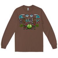 Chestnut summer mom Long Sleeve Tee - CowhideDigitalArt
