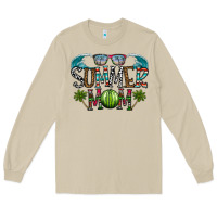 Mushroom summer mom Long Sleeve Tee - CowhideDigitalArt