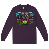 Plum summer mom Long Sleeve Tee - CowhideDigitalArt