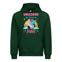 Forest Green unicorns are born in june Urban Hoodie - Jasminsmagicworld