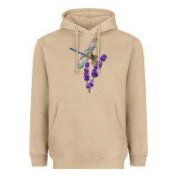 Mushroom Dragonfly With Lavender Heavyweight Hoodie - LillyAllenDesigns